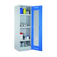 LACONT GEFAHRSTOFFSCHRANK | Chemikalienschrank Plexiglastür 1-türig | 60 cm breit