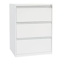 Hängeregisterschrank | Hängeregistraturschränke 3 Schübe | doppelbahnig WEIß
