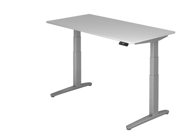 elektrisch höhenverstellbarer Tisch graphit grau