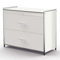 Chromeline Hängeregistraturschrank mit zwei Schubladen | 80 x 100 x 47 cm | Anthrazit oder Weiß