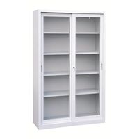 Medizinschrank | Medikamentenschrank | Vitrine mit Schiebetüren 195x120x45 GRAU