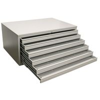 Planschrank DIN-A1 | Grafikschrank | 6 Schübe für A1 - GRAU