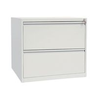 Hängeregisterschrank | Schubladenschrank 2 Schübe | doppelbahnig GRAU