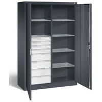 C+P Werkzeugschrank | Materialschrank mit 8 Schubladen | 195x120x50 cm (HxBxT) | große Farbauswahl